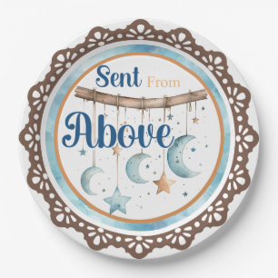 My Little Lamb Paper Plate