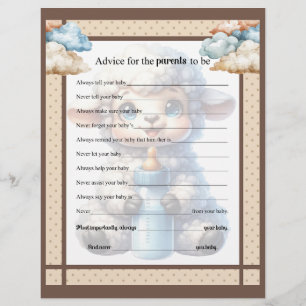 My Little Lamb _Parent Advice Custom Letterhead