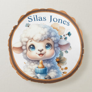 My Little Lamb Round Cushion