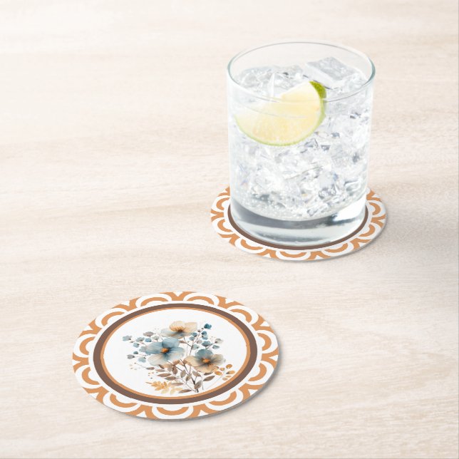 My Little Lamb Round Paper Coaster (Insitu)