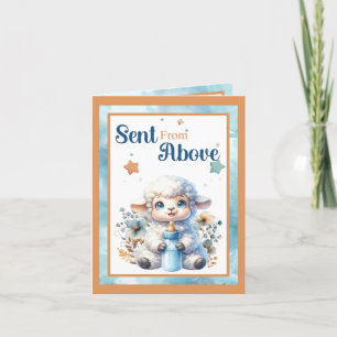My Little Lamb Thank You Card