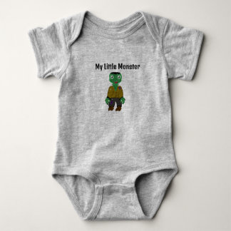 my little monster (Frankenstein ) Baby Bodysuit
