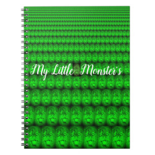 My Little Monster's Spiral Photo Notebook