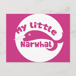 My Little Narwhal Postcard
