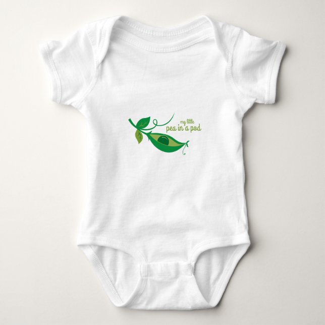 My Little Pea In A Pod Baby Bodysuit (Front)