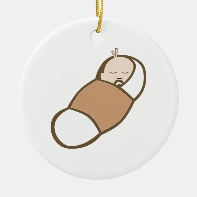 My Little Peanut Ceramic Ornament (Front)