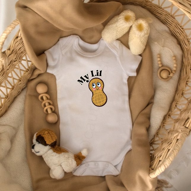 My Little Peanut | Cute Foodie Baby Bodysuit (Creator Uploaded)