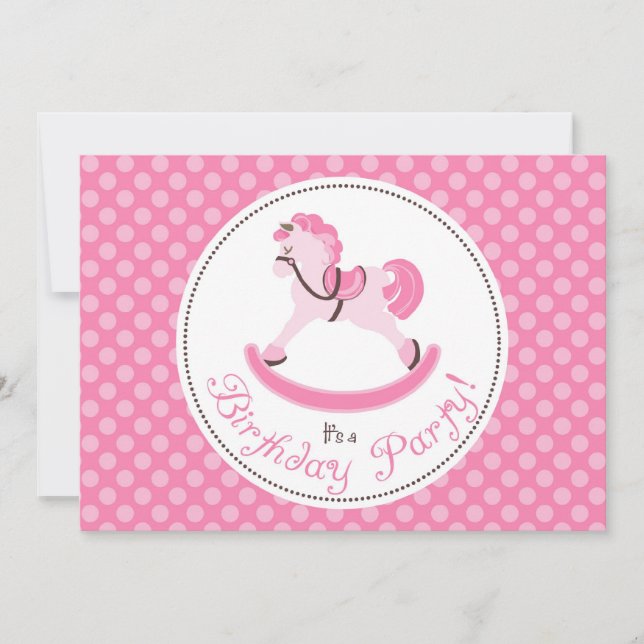 My Little Pony Invitation Photo Card 5 (Front)