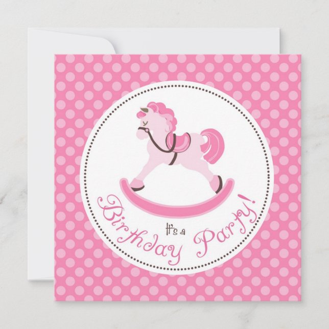 My Little Pony Invitation Square 1 (Front)