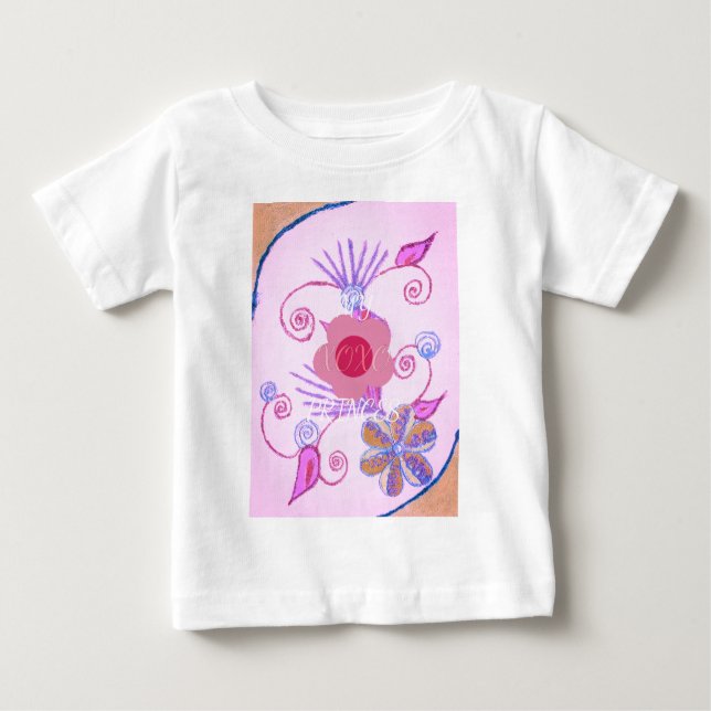 My Little Princess: Baby Pink Vector Inspirational Baby T-Shirt (Front)