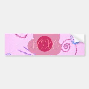 My Little Princess: Baby Pink Vector Inspirational Bumper Sticker