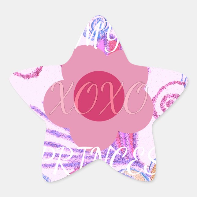 My Little Princess: Baby Pink Vector Inspirational Star Sticker (Front)