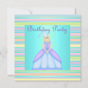 MY LITTLE PRINCESS BIRTHDAY PARTY INVITATION2 INVITATION