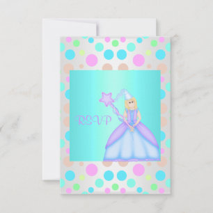 MY LITTLE PRINCESS BIRTHDAY PARTY RSVP CARD