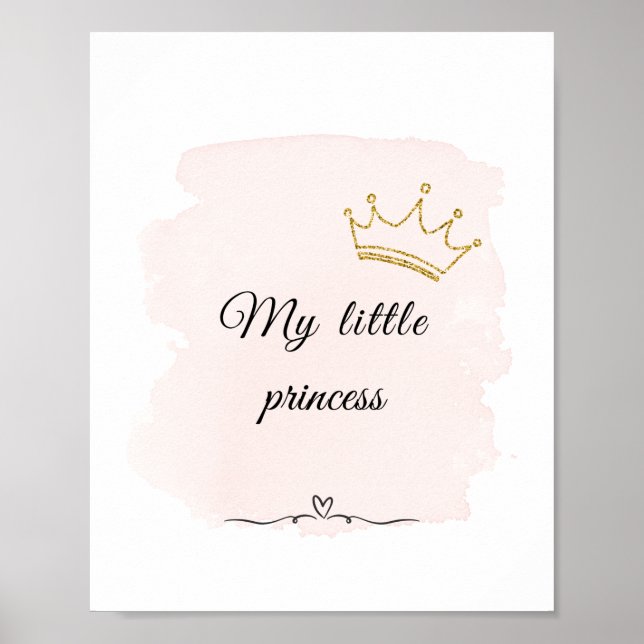 My little princess poster (Front)
