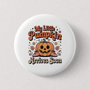 My Little Pumpkin Arrives Soon Pregnant Halloween 6 Cm Round Badge