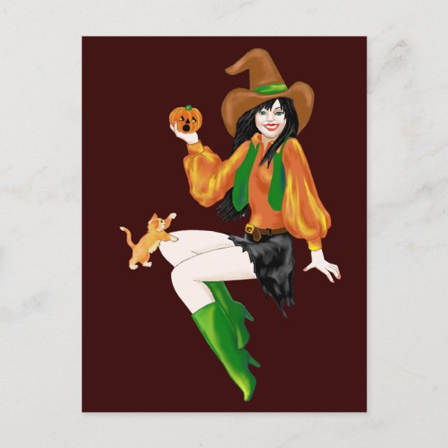 My Little Pumpkin Postcard (Front)