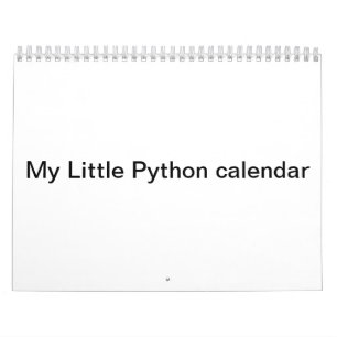 My Little Python calendar