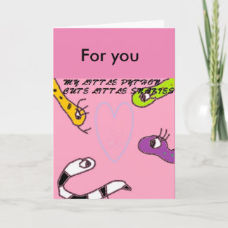 My Little Python Valentine's Day card