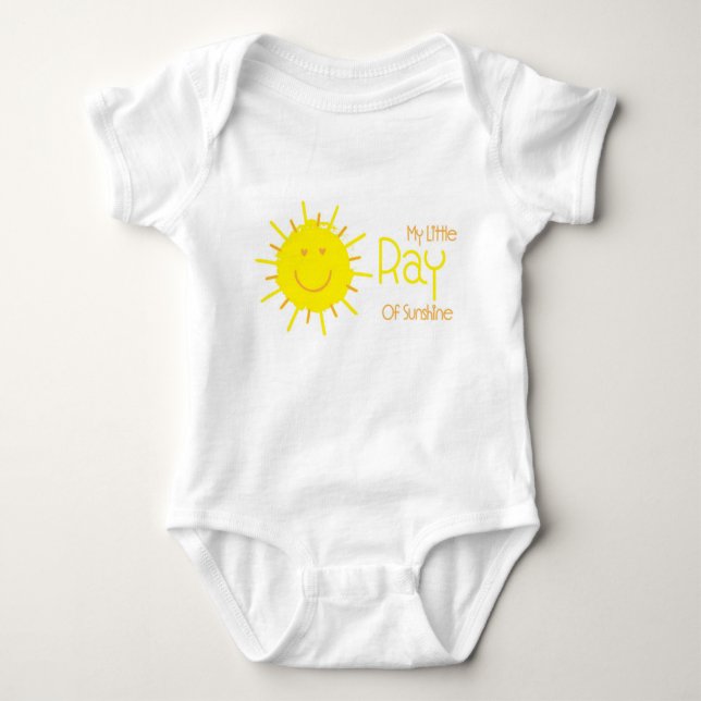 My Little Ray of Sunshine Infant t-shirt Baby Bodysuit (Front)