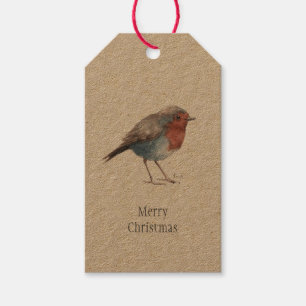 ‘My Little Robin’ Bird Christmas Gift Tags