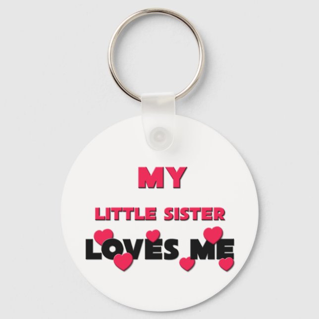 My Little Sister Loves Me Key Ring (Front)