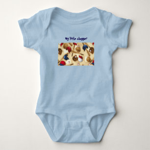 My little slugger sleeper baby bodysuit