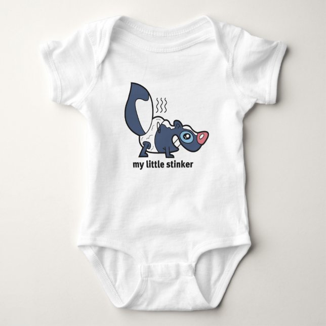 My Little Stinker Baby Bodysuit (Front)