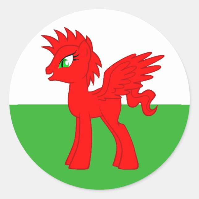 My Little Welsh Sticker (Front)