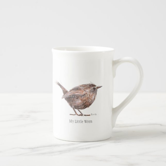 My Little Wren China Tea Cup (Right)