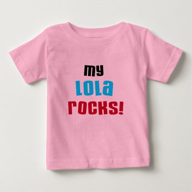 My Lola Rocks T-shirts and Gifts (Front)
