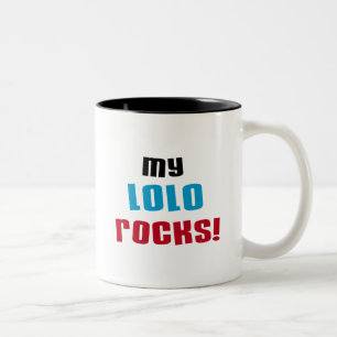 My Lolo Rocks T-shirts and Gifts Two-Tone Coffee Mug