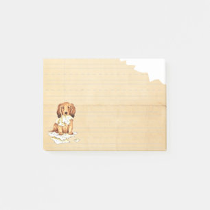 My Longhaired Dachshund Ate my Homework Post-it Notes