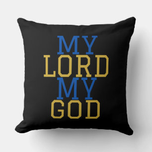My Lord My God Biblical Cushion