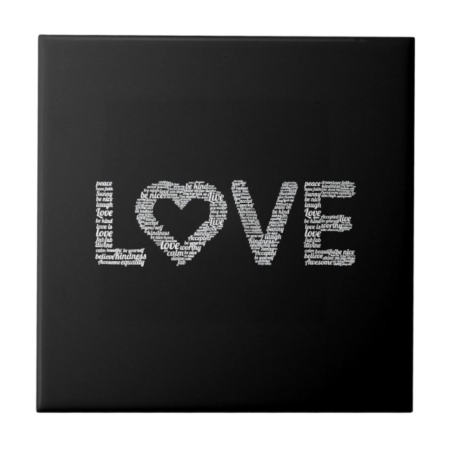 My Love Ceramic Tile (Front)