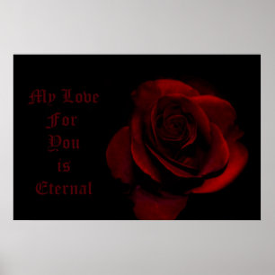 My Love For You Is Eternal Poster