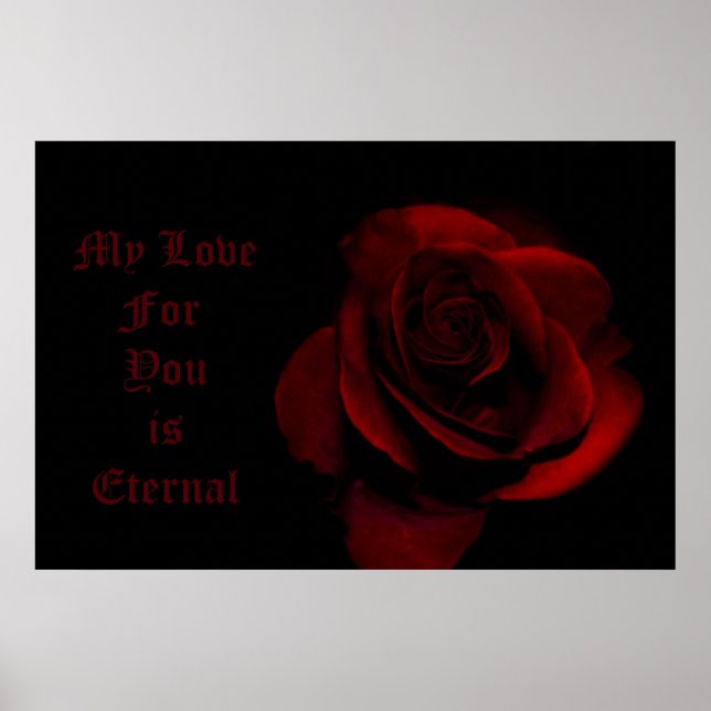 My Love For You Is Eternal Poster (Front)