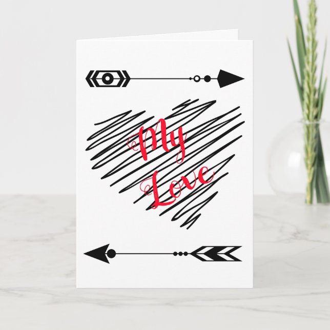 My Love Holiday Card (Front)