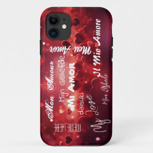 "My Love" in different languages iPhone 11 Case