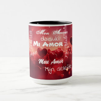 "My Love" in different languages Mug