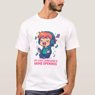 My Love Language Is Anime Openings T-Shirt