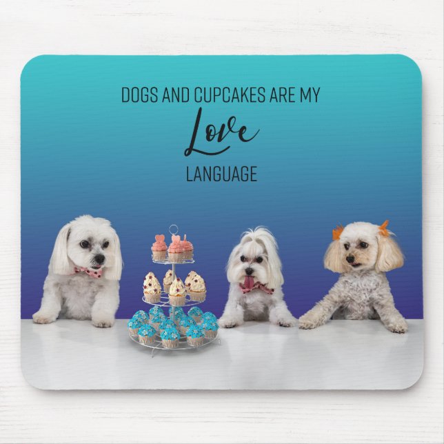 "My Love Language" Mouse Pad (Front)