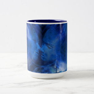 My Love, Mom Amour (Muak) l'huile Two-Tone Coffee Mug