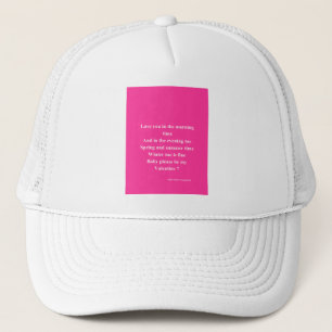 My love my Valentine Trucker Hat