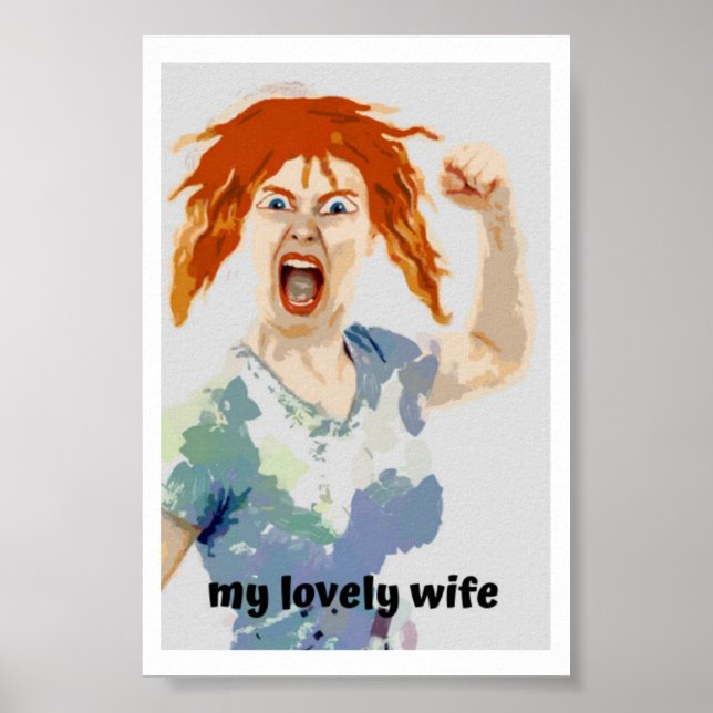 My lovely wife poster (Front)
