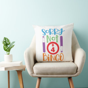 My lucky bingo cushion