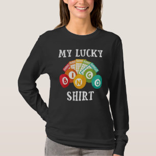 My Lucky Bingo Shirt Funny Cute Bingo Player