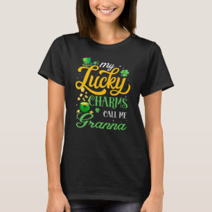 My Lucky Charms Call Me Granna Happy St Patricks D T-Shirt