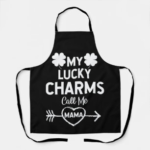 My Lucky Charms Call Me Mama St Patricks Day Apron