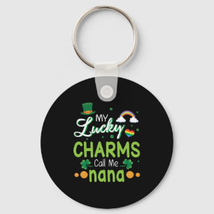 My Lucky Charms Call Me Nana Happy Saint Patrick Key Ring